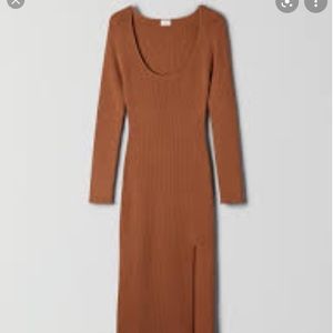 Aritzia Wilfred Maeve dress BLACK